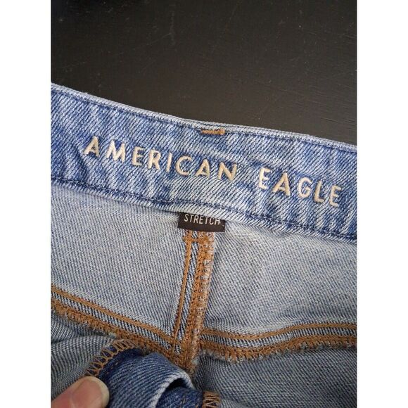 American Eagle Outfitters Jeans Stretch Distressed Size 18 Regular - Picture 4 of 8